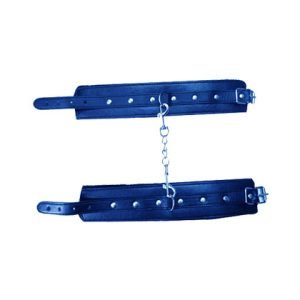 PREMIUM LEATHER NAUGHTY NURSE WRIST CUFFS BONDAGE GEAR BDSM-021