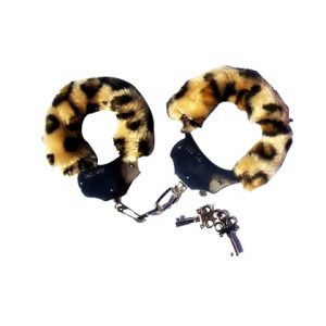 FETISH FANTASY FURRY CUFFS IN LEOPARD BDSM-005